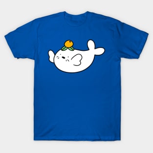 Orange Fruit Harp Seal T-Shirt